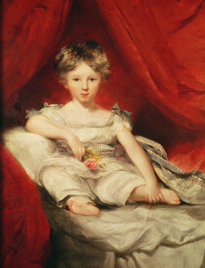 Petite fille avec une rose, 1794 - Thomas Lawrence